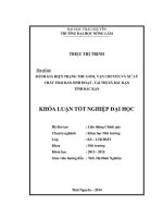 Đánh giá hiện trạng thu gom, vận chuyển, xử lý chất thải rắn sinh hoạt tại thị xã bắc kạn 
