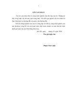 Hoàn thiện quản lý chi NSNN cho đầu tư XDCB trên địa bàn huyện thọ xuân, tỉnh thanh hóa 