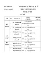 Kế hoạch giảng dạy bộ môn tin học 9 năm học 2017  2018