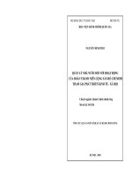 Quản lý nhà nước đối với hoạt động của đoàn thanh niên cộng sản hồ chí minh tham gia phát triển kinh tế   xã hội (tt) 