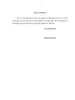 Giải pháp phát triển bền vững làng nghề đúc đồng truyền thống tại huyện ý yên, tỉnh nam định 