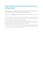 Cac huong dan lap trinh CSharp hieu qua chi trong thoi gian ngan