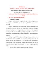 BÀI THU HOẠCH BDTX MN MODULE 33:ĐÁNH GIÁ TRONG TRƯỜNG MẦM NON