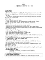 Giáo án 5 hoạt động  tác giả Tố Hữu