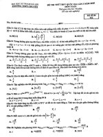 Đề thi thử THPTQG 2018 môn Toán trường THPT chuyên ĐH Sư Phạm Hà Nội lần 3