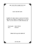 Nghiên cứu thực trạng và đề xuất sử dụng hiệu quả đất trồng cà phê huyện cư mgar phục vụ tái canh cây cà phê dak lak (tt) 