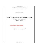 Phong trào chống phá ấp chiến lược ở miền tây nam bộ (1961 – 1965) (tt) 