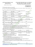 De thi thu mon hoa truong THPT nha nam   bac giang lan 1 nam 2017 co loi giai chi tiet 