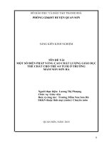 skkn mọt số biện pháp nâng cao chất lượng cho trẻ 3 4 tuổi làm quen toán 
