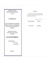 Quản lý tài nguyên nước dựa vào cộng đồng nghiên cứu sự tham gia của cộng đồng trong quản lý tài nguyên nước tại hồ thác bà, tỉnh yên bái 