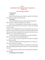 GIÁO DỤC DINH DƯỠNG VÀ SỨC KHOẺ CHO TRẺ MẦM NON