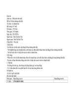 giáo án phát triển thể chất cho trẻ mầm non