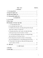 SKKN một số biện pháp nâng cao hiệu quả dạy học môn tự nhiên và xã hội lớp 1 