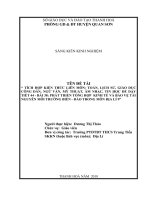 skkn TÍCH hợp KIẾN THỨC LIÊN môn TOÁN, LỊCH sử, GIÁO dục CÔNG dân, NGỮ văn, mỹ THUẬT, âm NHẠC, TIN học để dạy TIẾT 44   bài 38 PHÁT TRIỂN TỔNG hợp KINH tế và bảo vệ tài NGUYÊN môi TRƯỜNG BIỂN  