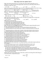 100 CÂU HỎI TRẮC NGHIỆM VẬT LÝ 9 ÔN THI HAY NHẤT