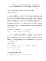 Phân tích chiến lược kinh doanh – marketing của công ty cổ phần đầu tư và phát triển giáo dục hà nội 