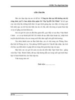 Công tác đào tạo bồi dưỡng cán bộ công chức tại ủy ban nhân dân quận gò vấp tp hồ chí minh