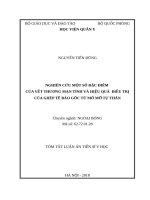 Nghiên cứu một số đặc điểm của vết thương mạn tính và hiệu quả điều trị của ghép tế bào gốc từ mô mỡ tự thân  tt