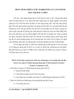 phân tích chiến lược marketing của sản phẩm dầu gội đầu x men