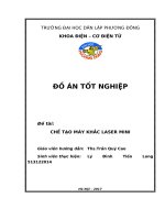 ĐỒ ÁN CHẾ TẠO MÁY KHẮC LASER MINI