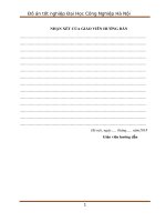 ĐỒ ÁN TỐT NGHIỆP ĐẠI HỌC CÔNG NGHIỆP HÀ NỘI  NGÀNH TỰ ĐỘNG HÓA file đầy đủ