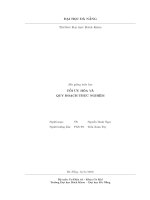 Bài giảng toán chuyên ngành thầy Nguyễn Danh Ngọc, Trường Đại học bách khoa Đà Nẵng.