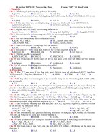 124. Đề thi thử THPTQG năm 2018 - Môn Hóa Học - Đề thi thử THPT Phan Đăng Lưu - Nghệ An - File word có lời giải chi tiết.doc