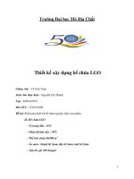 Tính toán thiết kế bể chứa nguyên liệu sản phẩm Bể chứa LGO