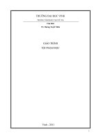 GIÁO TRÌNH tội PHẠM học