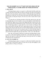 YÊU CẦU NGHIỆP VỤ VÀ KỸ THUẬT GÓI THẦU NÂNG CẤP HỆ THỐNG QUẢN LÝ VÀ ĐIỀU HÀNH TẬP TRUNG NETOFFICE