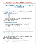 ĐẠI 8 - CHUYEN DE 8 - BAT PHUONG TRINH