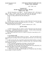 Mẫu nghị quyết đại hội công đoàn công ty ok