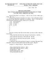 Mẫu biên bản kiểm phiếu đại hội công đoàn công ty ok