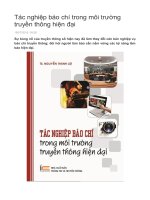 Tác nghiệp báo chí trong môi trường truyền thông hiện đại