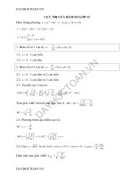 DAYHOCTOAN VN  CÔNG THỨC GIẢI NHANH TOÁN TRẮC NGHIỆM cực TRỊ của hàm số lớp 12