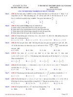 GIẢI CHI TIẾT Đề thi thử môn Toán trường THPT Can Lộc – Hà Tĩnh