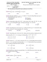 Đề thi thử Toán trường THPT Nam Tiền Hải – Thái Bình lần 2 – 2018