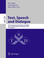 Springer text speech and dialogue 7th international conference TSD 2004 proceedings (2005) ling