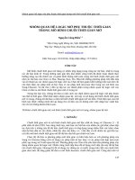 NHÓM QUAN HỆ LOGIC MỜ PHỤ THUỘC THỜI GIAN TRONG MÔ HÌNH CHUỖI THỜI GIAN MỜ - Nguyễn Công Điều