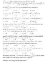 dayhoctoan vn bài tập trắc nghiệm ôn tập chương III nguyên hàm tích phân và ứng dụng lớp 12