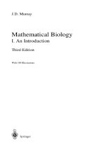 Springer mathematical biology an introduction (springer verlag 3rd ed)(1) 