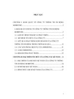 Báo cáo thực tập tại Công ty Thông tin di động (Vietnam Mobile Telecom Services Company  VMS)