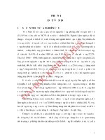 Phân tích hiệu quả kinh tế rừng trồng sản xuất của các nông hộ ở huyện Nam Đông, tỉnh Thừa Thiên Huế