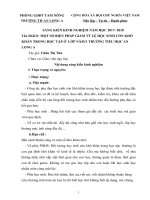 SKKN một số BIỆN PHÁP GIẢM tỷ lệ học SINH còn KHÓ KHĂN TRONG học tập ở lớp năm1 TRƯỜNG TIỂU học AN LONG a 