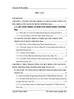 Chuyên đề tốt nghiệp: Giải pháp nâng cao chất lượng công tác huy động  vốn tại Ngân hàng Thương Mại Cổ Phần Dầu Khí Toàn Cầu