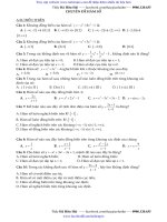 tuyển tập 100 bài tập trắc nghiệm chuyên đề hàm số có đáp án