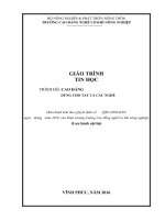 Tài liệu học tập môn tin học