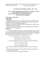 SKKN một số biện pháp nâng cao chất lượng “ viết đúng – viết đẹp” cho học sinh lớp 3