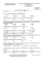 Đề thi thử Toán trường THPT Chuyên Sư Phạm – Hà Nội lần 3 – 2018