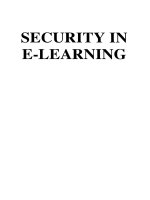 Springer security in e learning (advances in information security)  